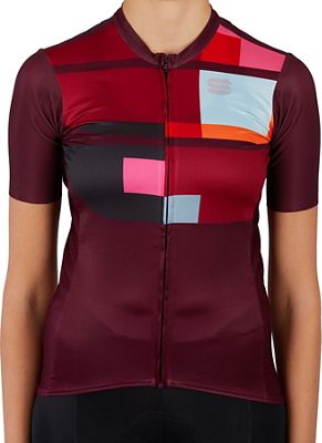 Sportful Women's Idea Cycling Jersey SS21 - Red Wine - XL, Red Wine